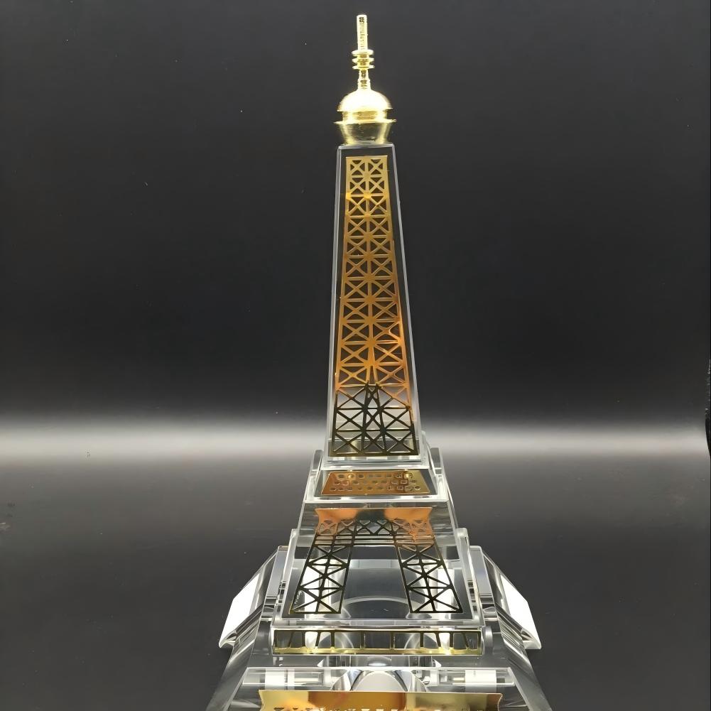 Personalized 3D Crystal Pyramid Landmark – Custom Architectural Model Keepsake