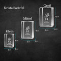 Personalized 24-Facet Crystal Block with 3D Engraving