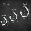 Personalized Iceberg Crystal Photo Block with LED Base