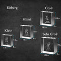 Personalized Rectangle Crystal Keepsake with 3D Engraving