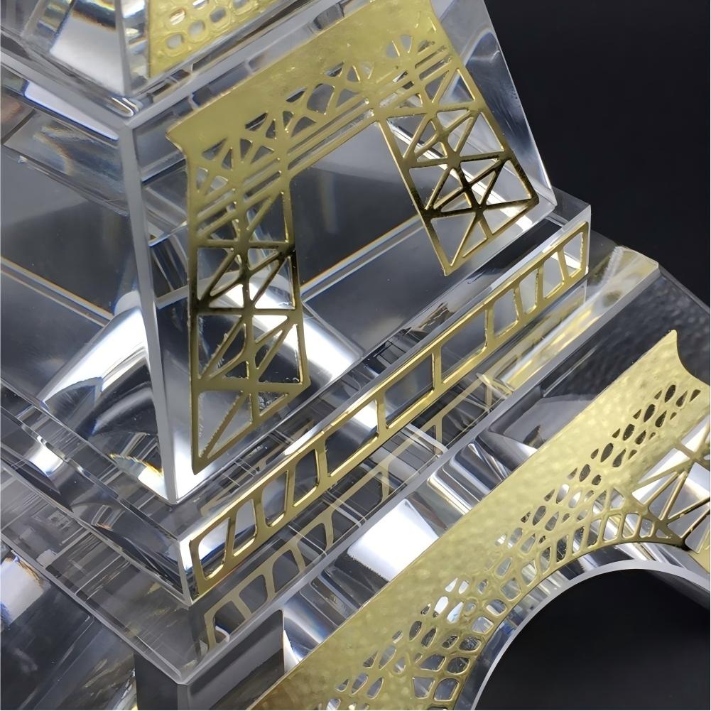 Personalized 3D Crystal Pyramid Landmark – Custom Architectural Model Keepsake