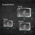 Personalized 24-Facet Horizontal Crystal Block with LED Base